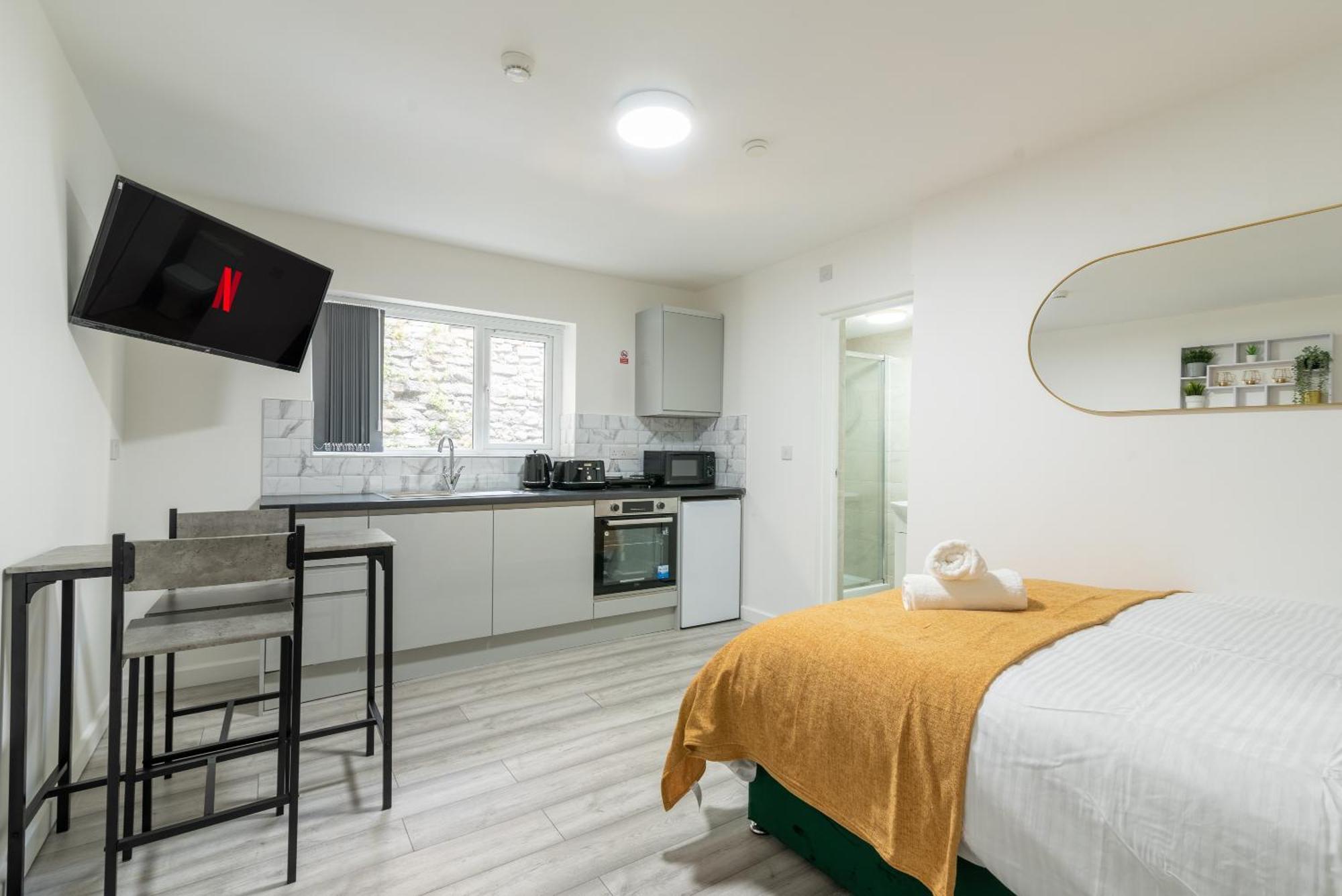Cosy Cardiff Apartments - Garden Lounge Buitenkant foto